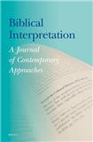 Biblical Interpretation-a Journal Of Contemporary Approaches