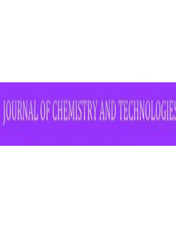 Journal Of Chemistry And Technologies