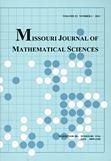 Missouri Journal Of Mathematical Sciences