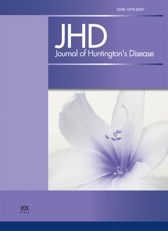 Journal Of Huntingtons Disease