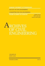 Archives Of Civil Engineering