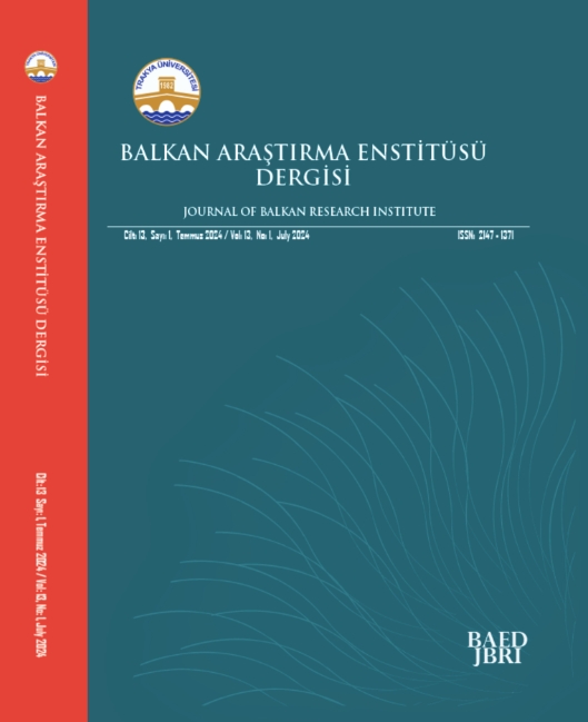 Balkan Arastrma Enstitusu Dergisi-journal Of Balkan Research Institute-jbri