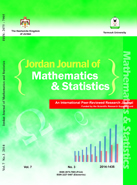 Jordan Journal Of Mathematics And Statistics