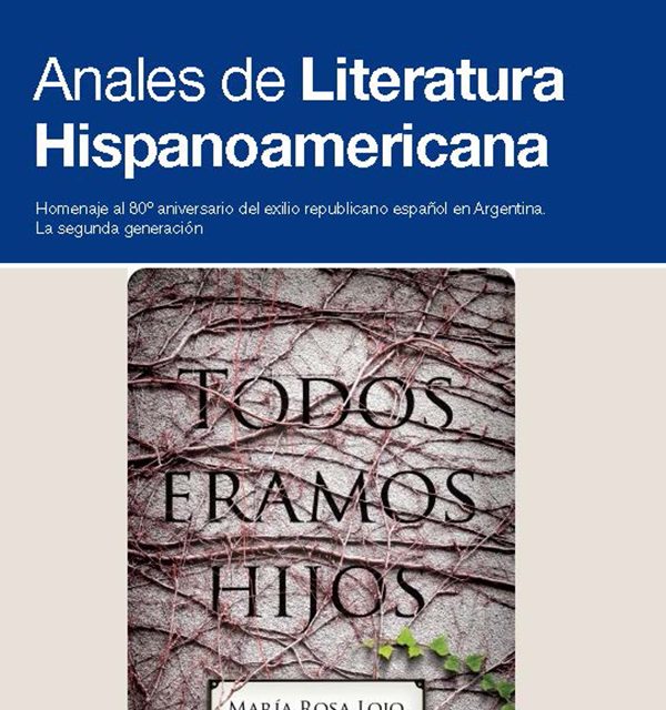 Anales De Literatura Hispanoamericana